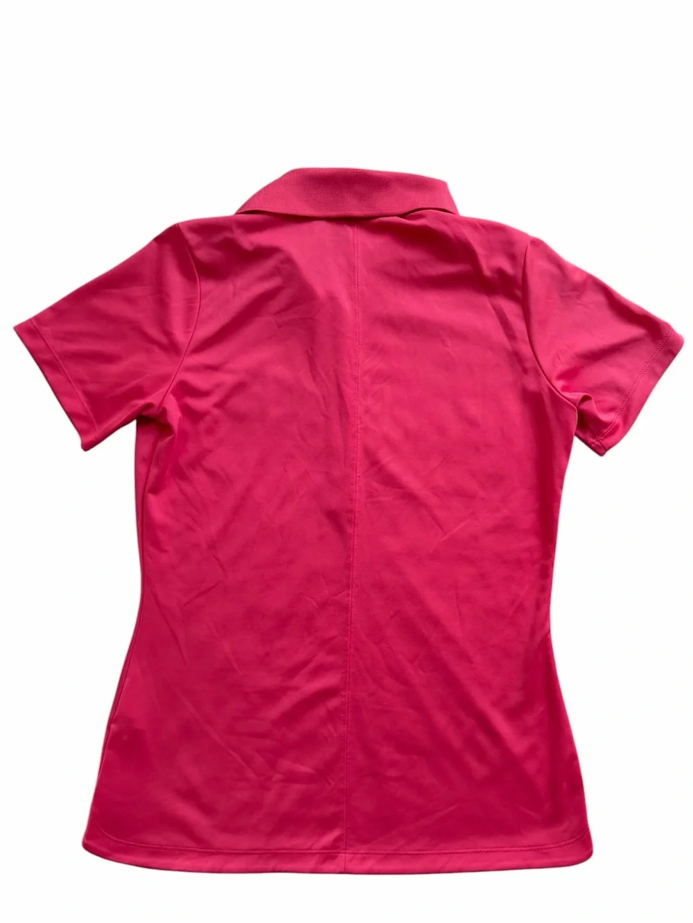 Nike Dri Fit Golf Performance Polo Shirt Womens Small Pink Short Sleeve Stretch